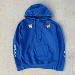 Emma Angel Cat Devil Cat Do It Don't Do It Hoodie Size M